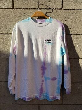 NWT White Tie-Dye Long Sleeve Tee